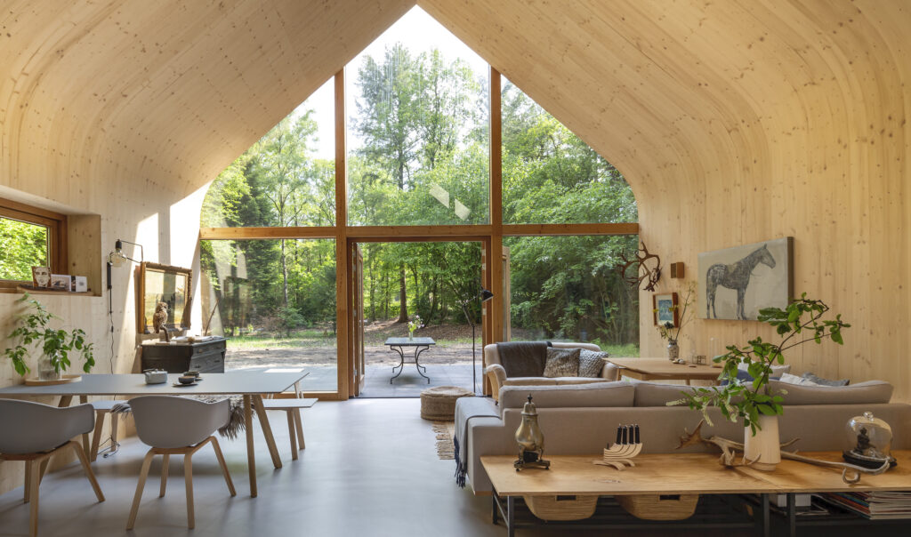 Woonpioniers' Indigo cabin in the Netherlands