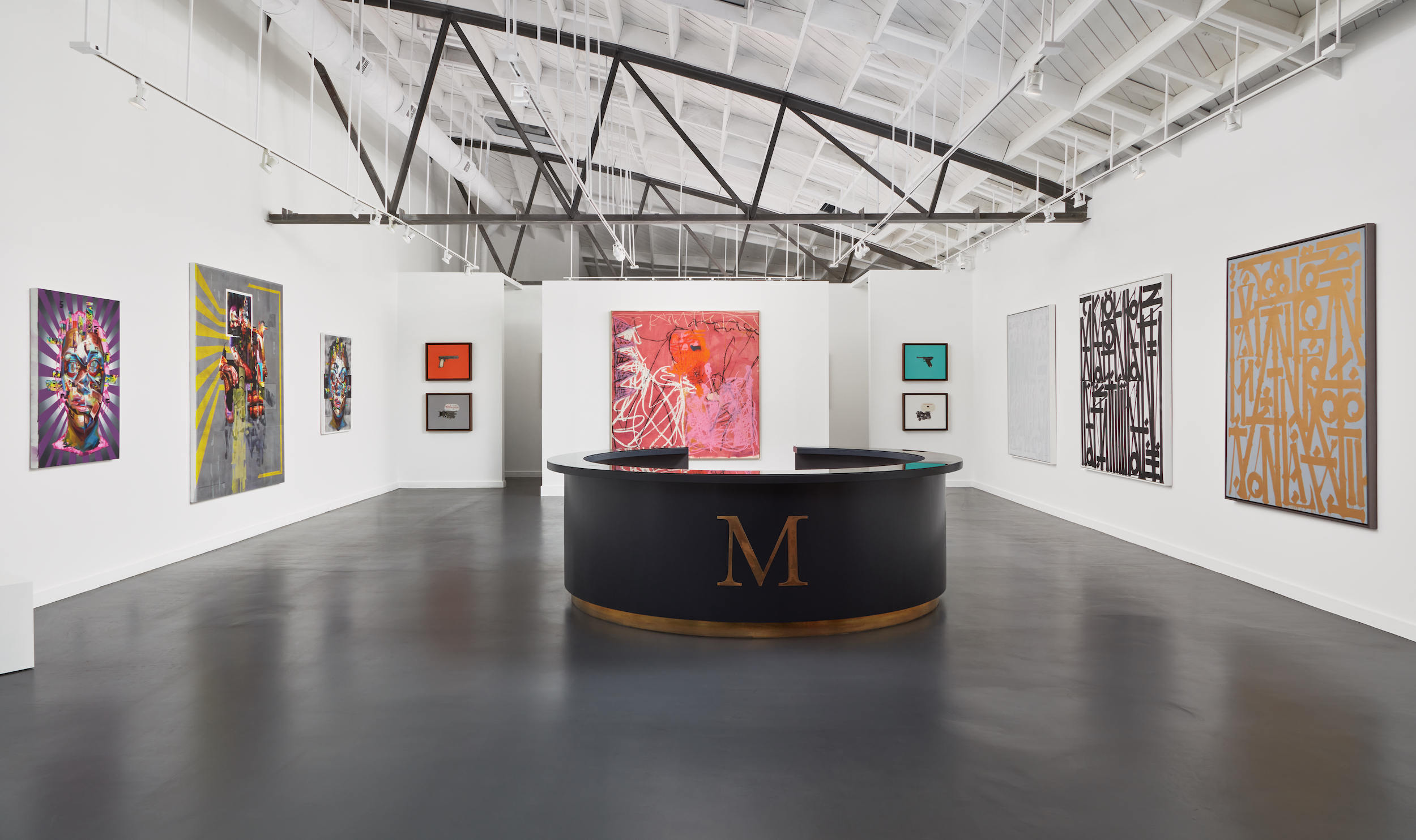 Interior of Maddox Gallery in Los Angeles