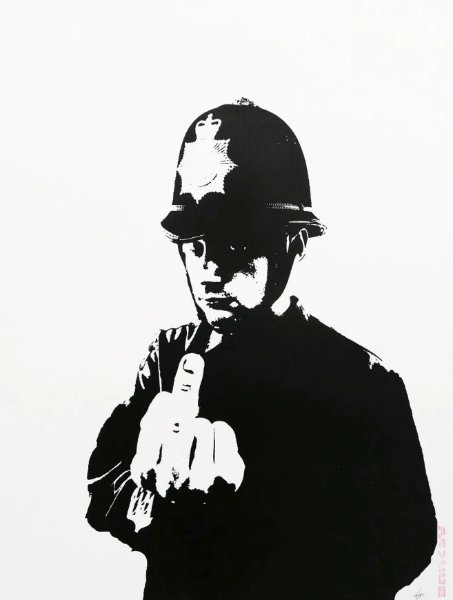 Rude Copper by Banksy
