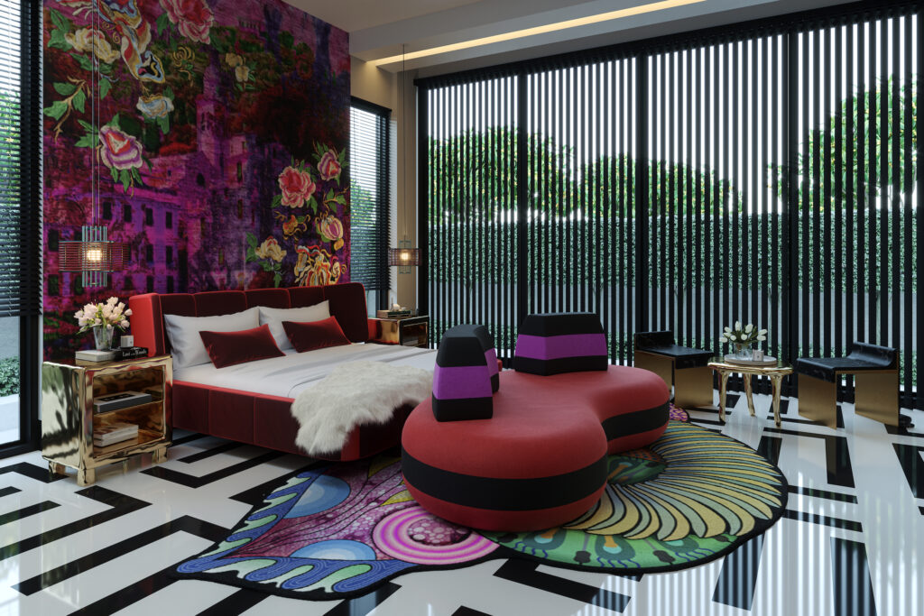 A surreal bedroom designed by Sanjyt Syngh 