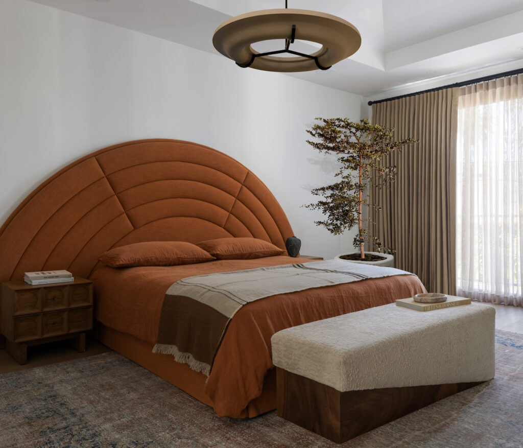 Bedroom designed by Ryan Saghian