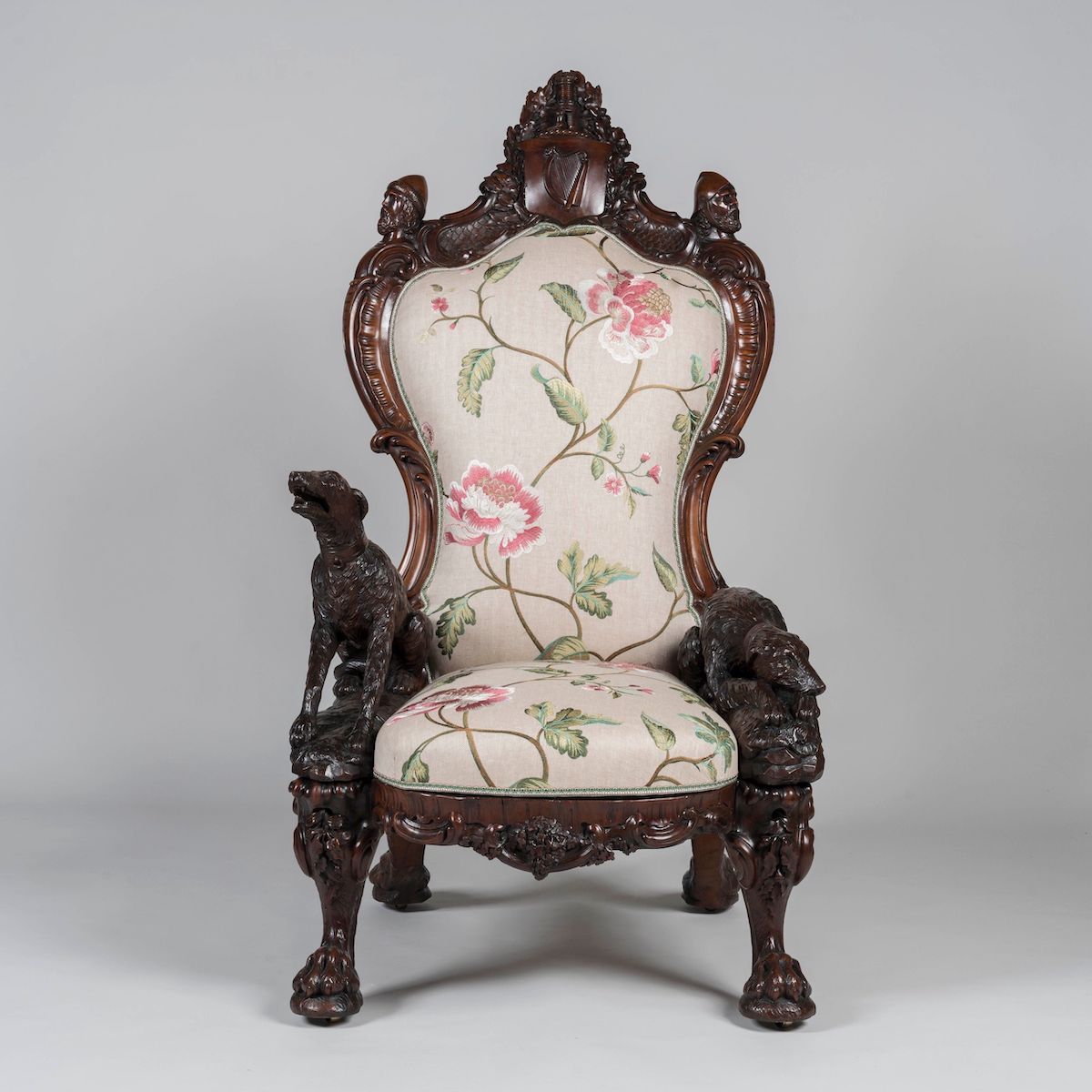 The 1851 Great Exhibition chair created by Arthur Jones, shown by Butchoff Antiques