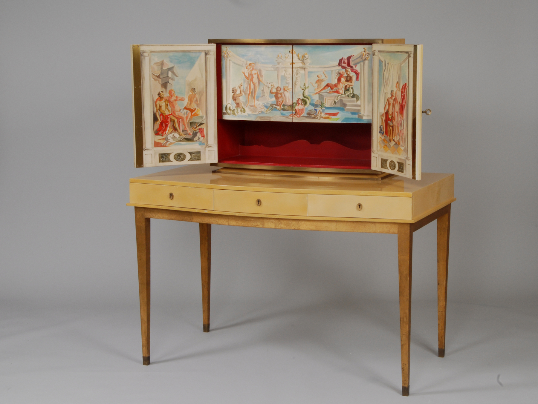 A Jacques Adnet and Jacques Despierre lady's bureau from France's Mobilier National in Effect Magazine
