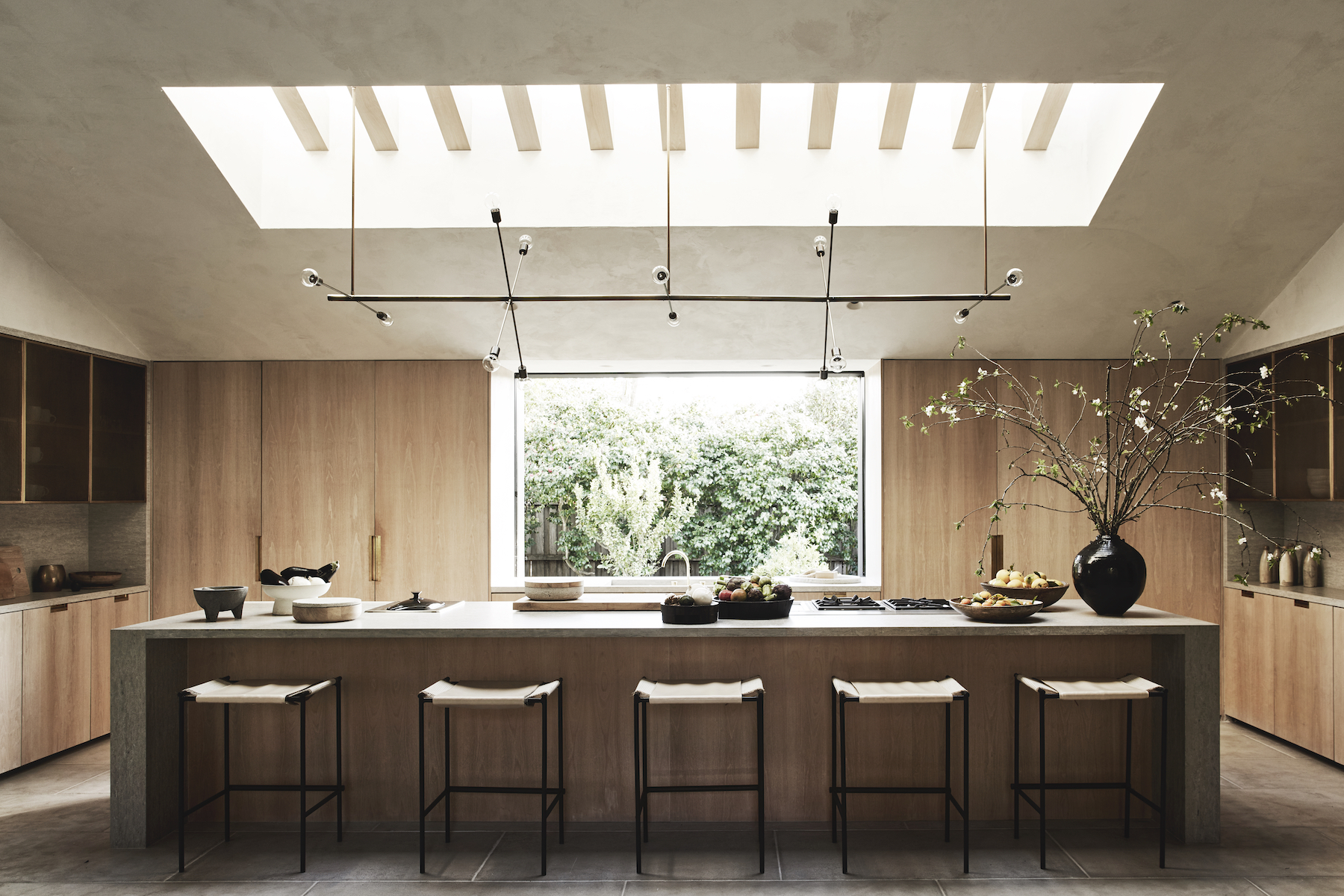 Kitchen at Bonsall in Malibu interior designed by Vanessa Alexander in Effect Magazine