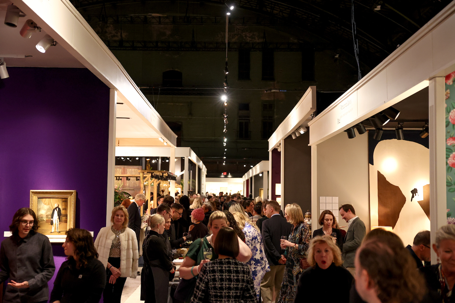 Opening night crowds at The Winter Show in Effect Magazine