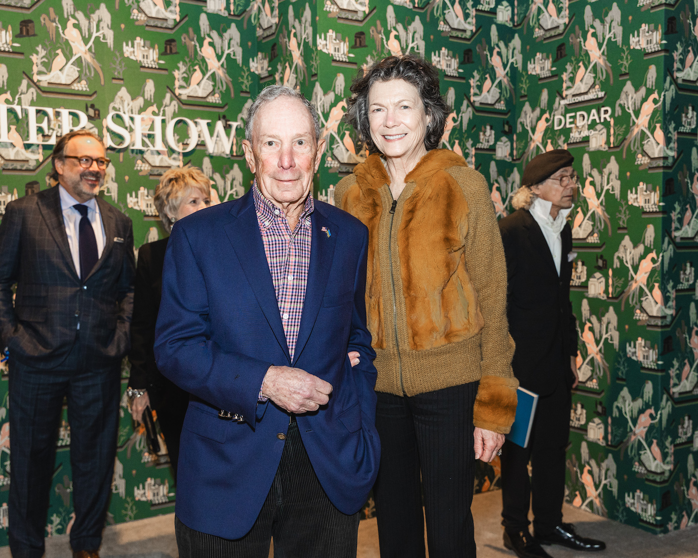 Michael Bloomberg at The Winter Show with Diana Taylor in Effect Magazine