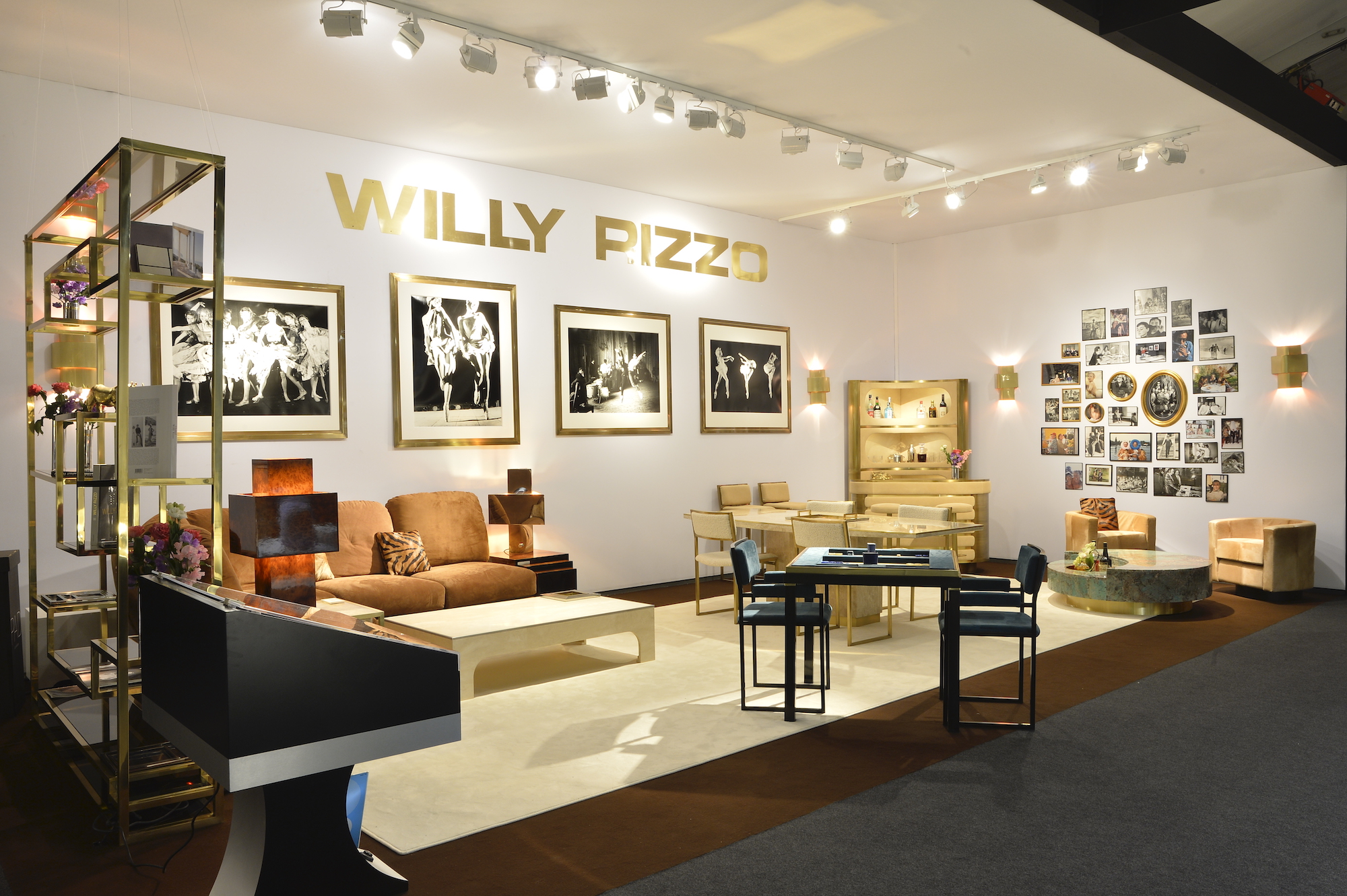 The Willy Rizzo booth at PAD Paris 2023