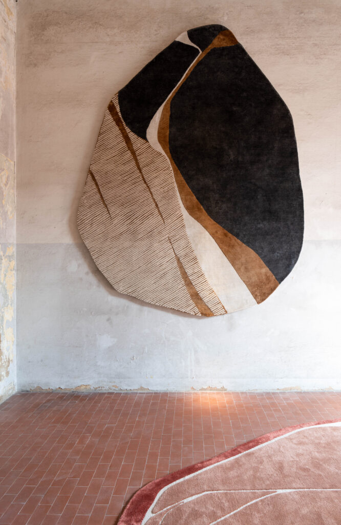New rugs by Art & Loom at Alcova at Milan Design Week 2023 in Effect Magazine