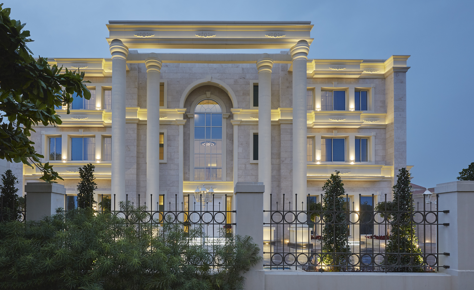 Designer Katharine Pooley created this substantial villa on Doha's Pearl Island - Effect Magazine