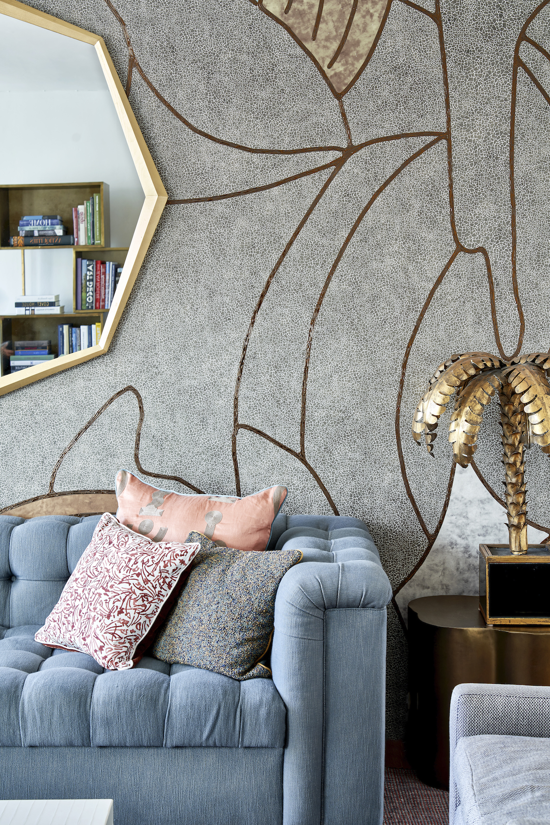 Fromental wallpaper by interior designer Natalia Miyar in Effect Magazine