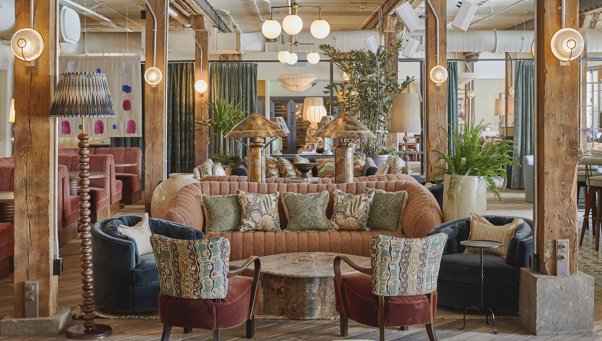 The coppery palette of Soho House Nashville heralded an interior design trend that originated in the Tennessee private members' club - Effect Magazine