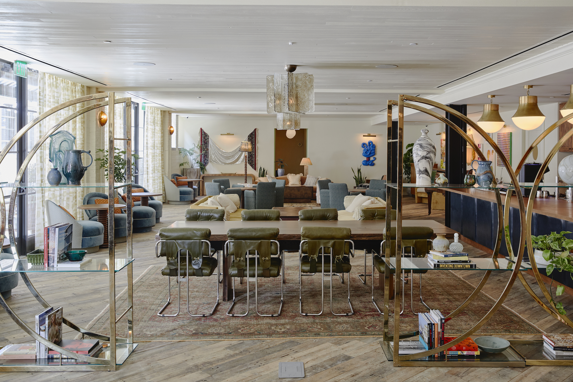 The public lobby of private members' club Soho House Nashville in Tennessee – Effect Magazine