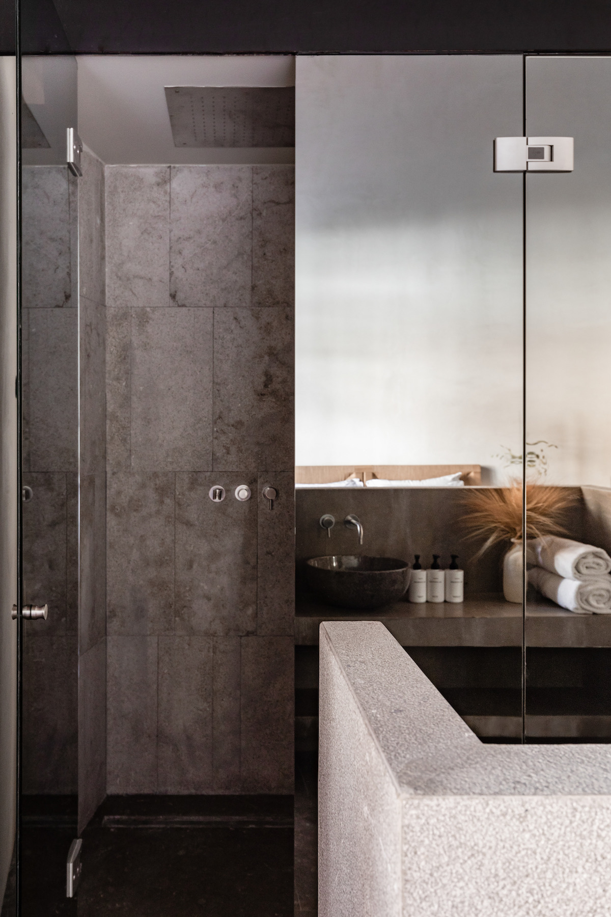 Scandinavian bathroom designed by Wingårdhs in Nobis Palma in Mallorca - Effect Magazine