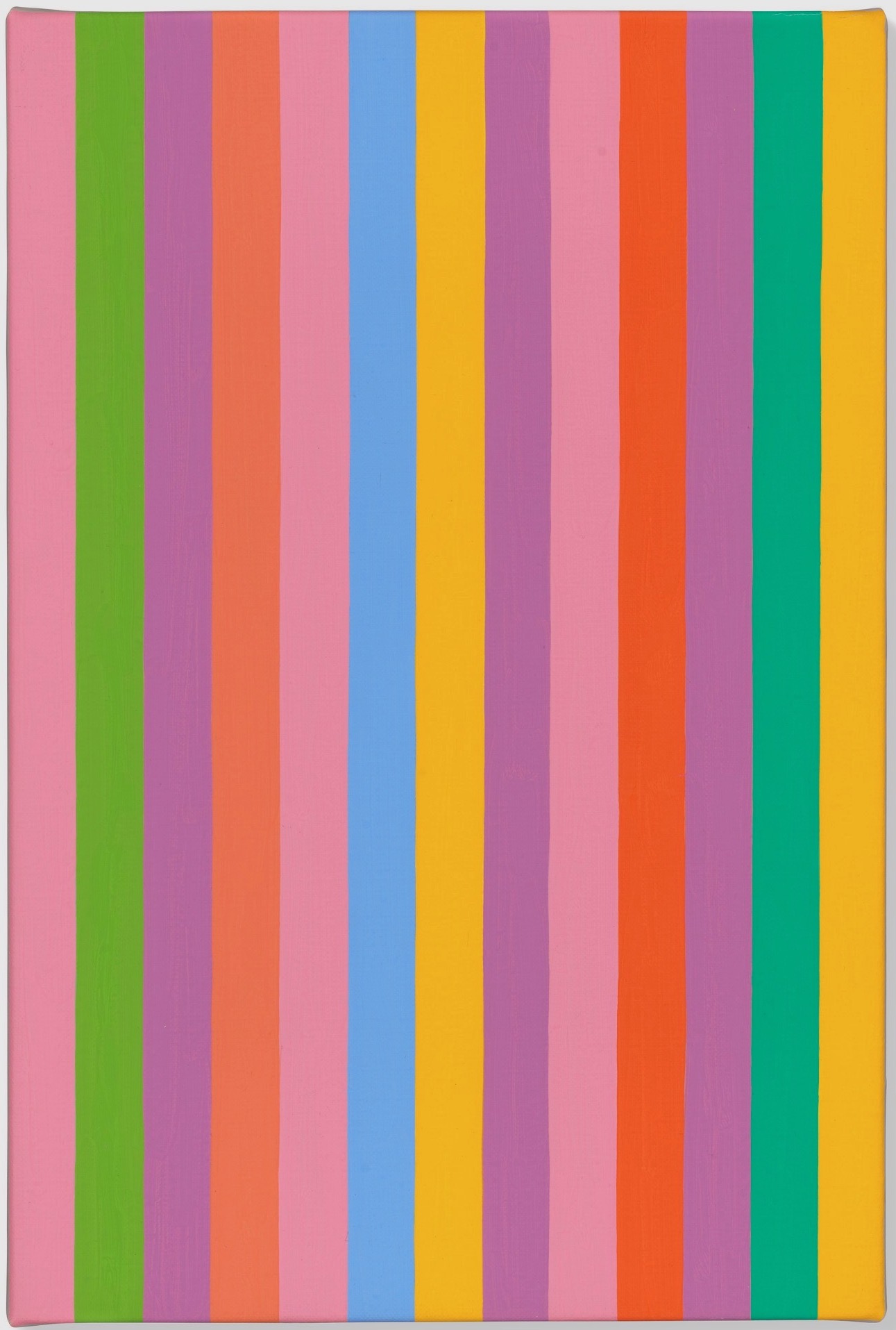 'Rose Rose 12' by Bridget Riley at Tanya Baxter Contemporary at LAPADA Fair 2023 in Effect Magazine / Effetto