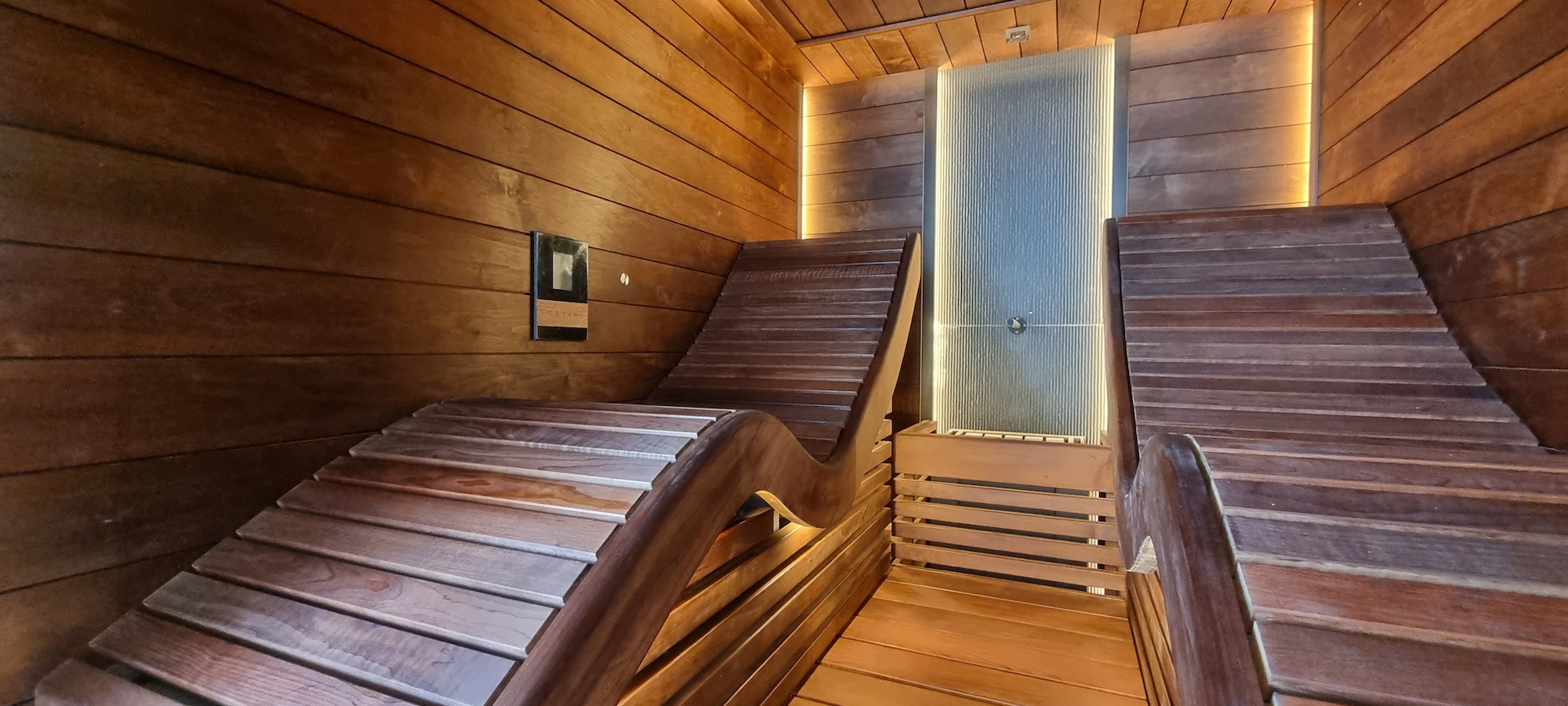 sauna by UK-based sauna design and manufacturer Finnmark in Effect Magazine