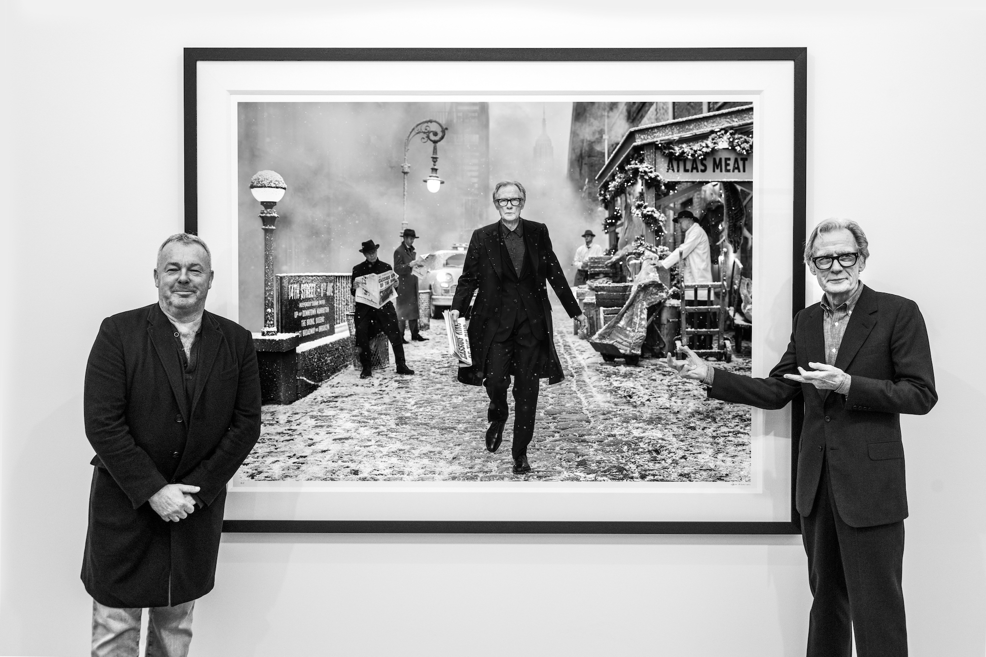 Bill Nighy and David Yarrow at Maddox Gallery, London - Effect Magazine